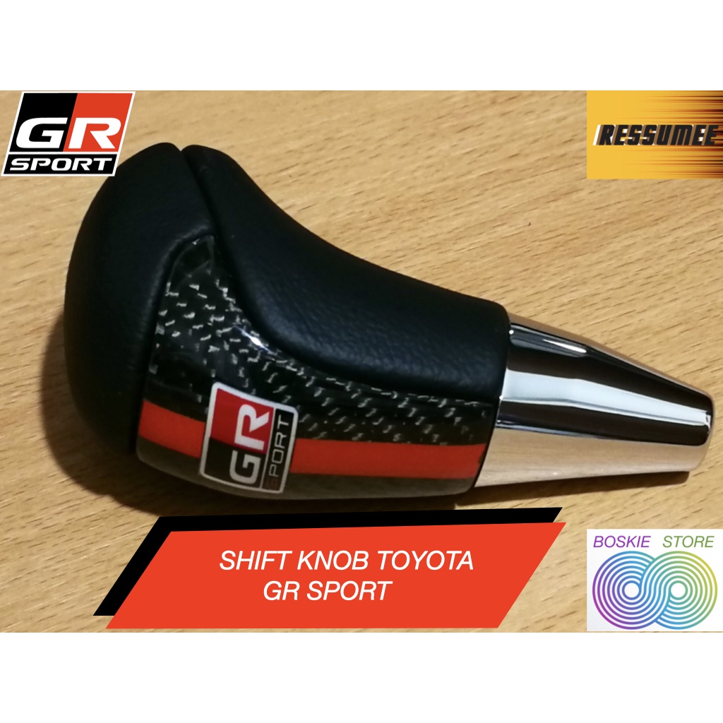 Shift Knob Toyota GR Sport PNP Kendaraan Toyota Model Drat Putar