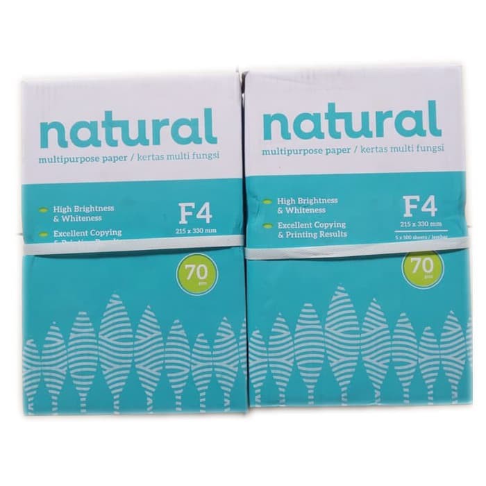 

KERTAS MURAH HVS NATURAL F4 70gr