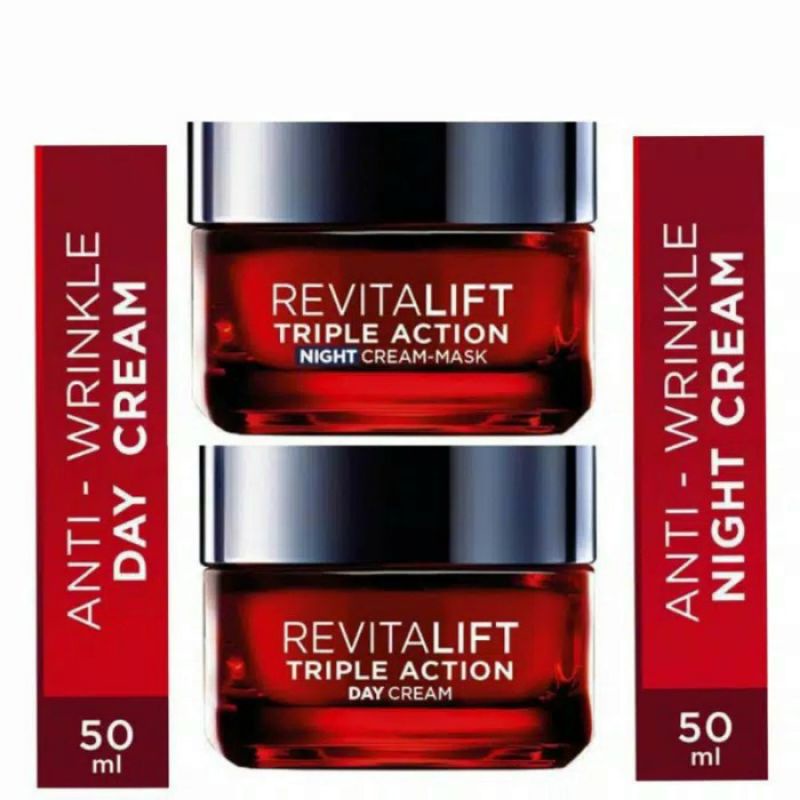 L'oreal REVITALIFT TRIPLE ACTION DAY CREAM & NIGHT CREAM-MASK