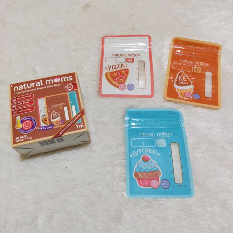Kantong Asi Natural Moms Kantong Asi 120cc isi 30 Pcs Breast milk Storage Murah