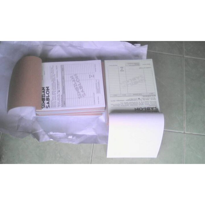 

DISKON nota 2 ply, 2 warna. paket minimal
