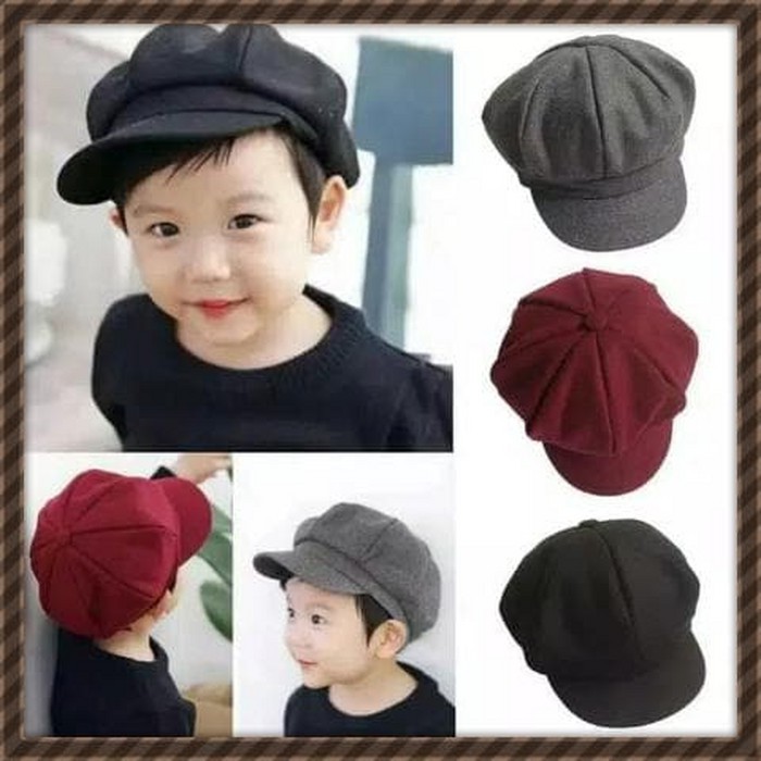Topi Nobel anak/topi apolo anak /Topi Mario Anak Terbaru(COD)