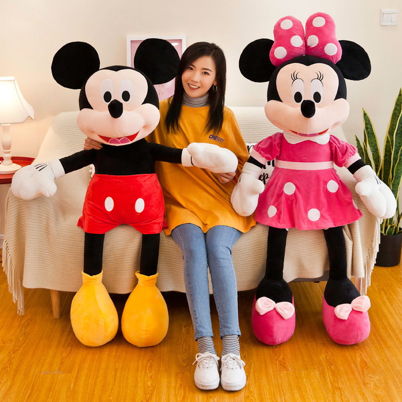 Mainan Boneka Plush Mickey Mouse Ukuran 50cm / 70cm Untuk Anak