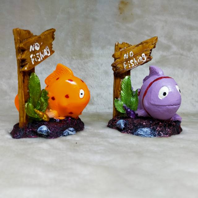 Hiasan aquarium fiber ikan nemo