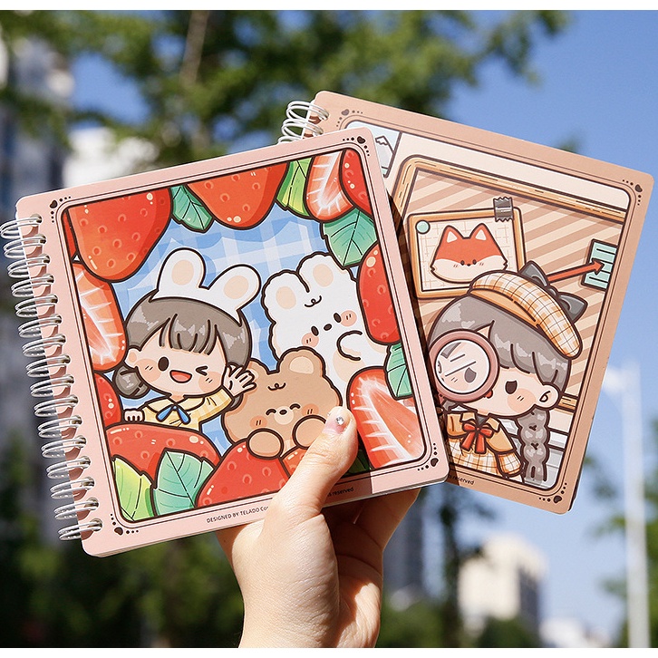 DODOJAM Buku Tulis Jurnaling Aesthetic Notebook Hardcover Mini - TLD49