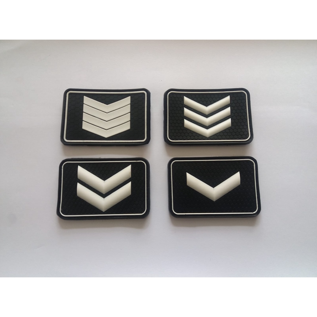 Patch Rubber Pangkat Polisi Bripda/ Briptu/ Bripka/ Brigpol