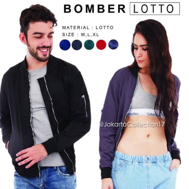 Bomber Lotto / Jaket Bomber / Sweater Bomber /  Jaket Bomber Lotto