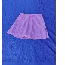 Rok pendek wanita warna ungu