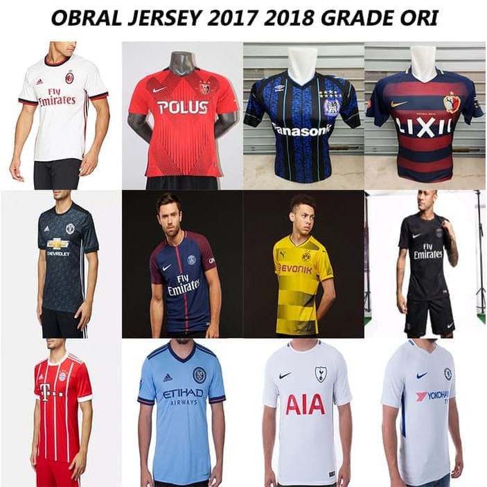 Hot Obral Jersey Grade Ori 100 3 Pcs 3Pcs Baca Deskripsi Murah Bola Futsal |