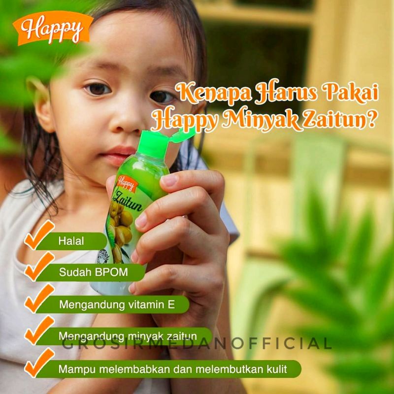 HAPPY KEMIRIKU - LIDAH BUAYA - SHAMPOO HAIR LOTION TONIC HAIR SPRAY MINYAK KEMIRI MINYAK ZAITUN MINTMYAK LIDAH BUAYA