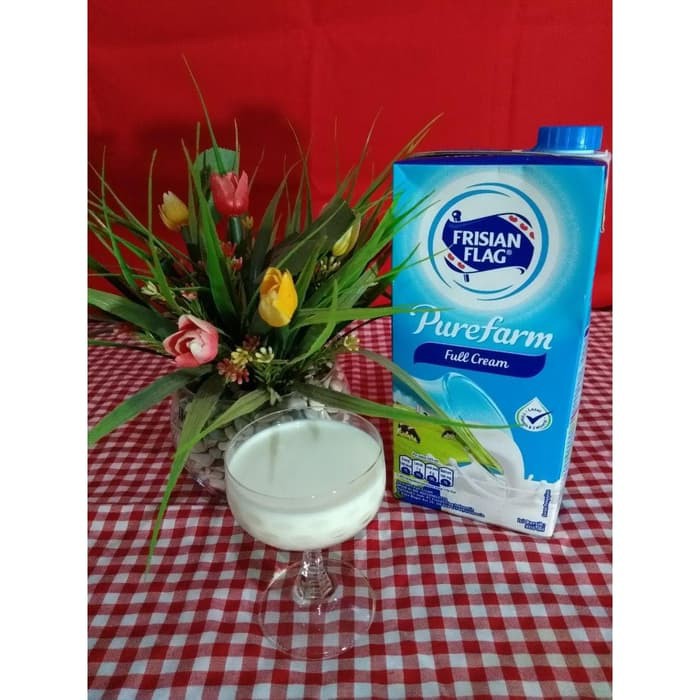 

Susu Cair Frisian Flag UHT Full Cream Rasa Plain 900ml Bendera