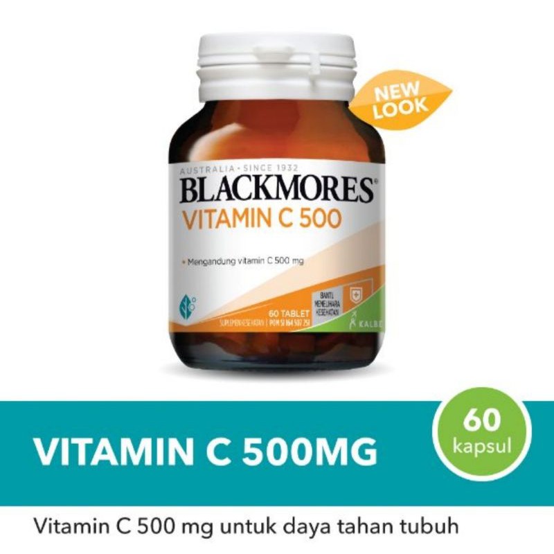 Blackmores Vitamin C 500mg isi 60kaps BPOM