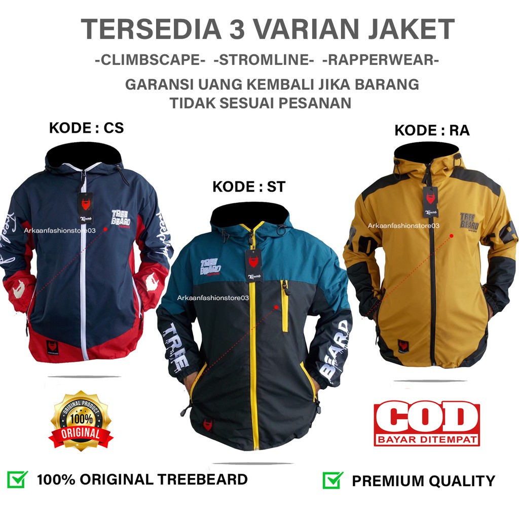 [COD] JAKET HOODIE OUTDOOR GUNUNG PRIA / JAKET TASLAN PRIA STROMLINE PARASUT SEMI WATERPROOF ANTI AIR ANTI ANGIN PREMIUM ORIGINAL TREEBEARD