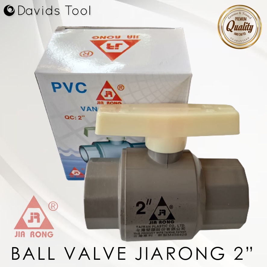 Stop Kran Ball Valve Pvc Jiarong 2 Inch