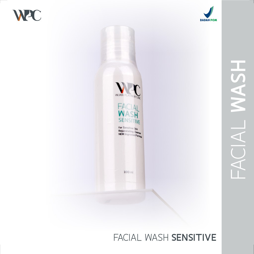 Jual Wijaya Platinum Facial Wash Sensitive For Sensitive Skin Indonesiashopee Indonesia 0874