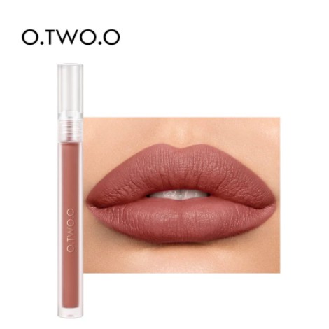 O.Two.O Lip Gloss Matte Tahan Lama 6 Warna HK-YJ 002