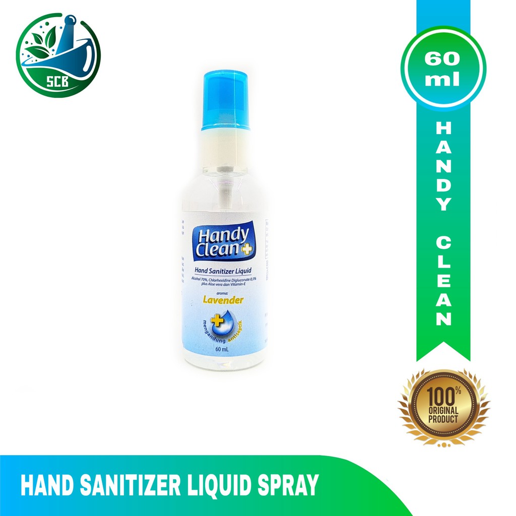 Handy Clean - Hand Sanitizer Liquid Spray 60ml