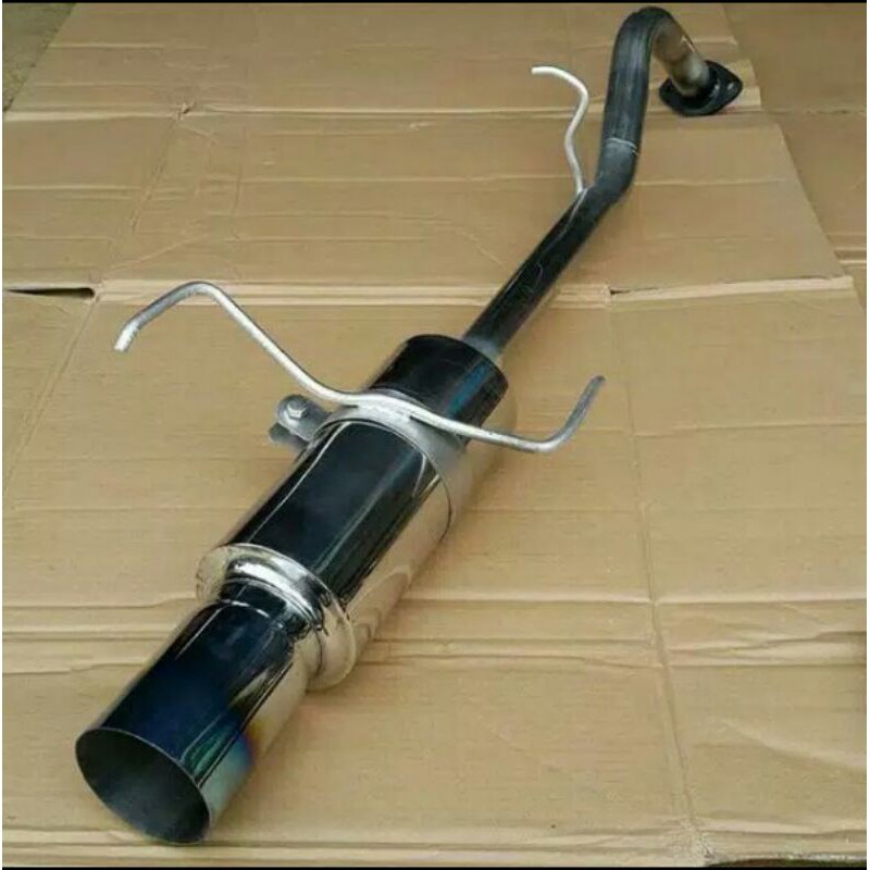 knalpot racing Suzuki Ertiga HKS blue BLOT ON