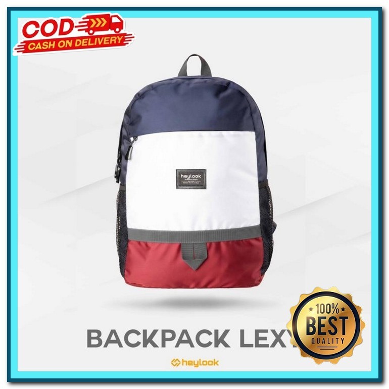 Bag Sekolah Cewek Korean Style Tas Punggung Kanvas Original Rensel Unisex Anti Air Impor Ransel Pere