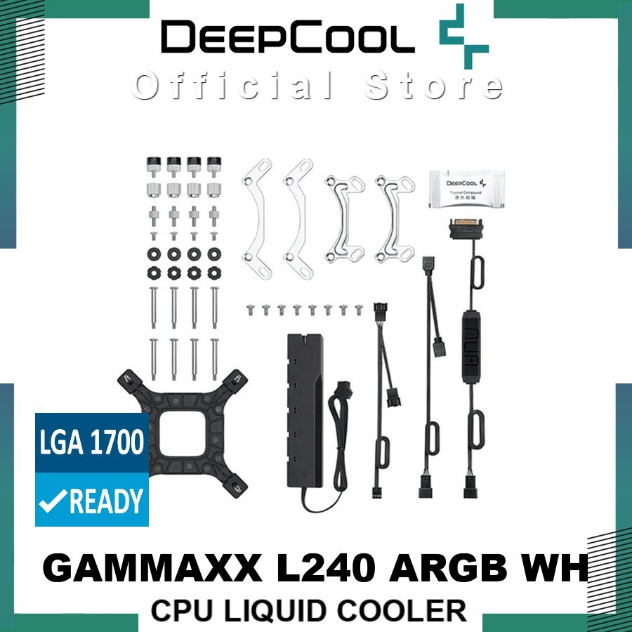 Deepcool Gammaxx L240 White A-RGB Liquid Cooler