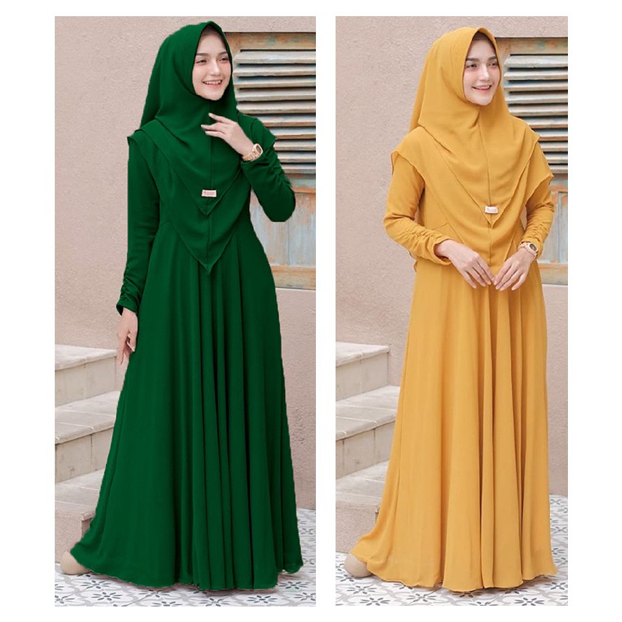 GAMIS SET KHIMAR - MAYRA SYARI - FASHION MUSLIM WANITA