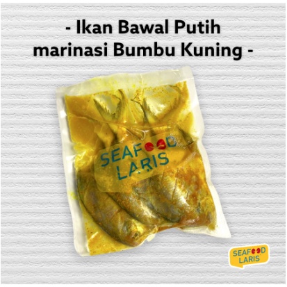 

IKAN BAWAL PUTIH PREMIUM BERSIH BUMBU SIAP MASAK 500gr