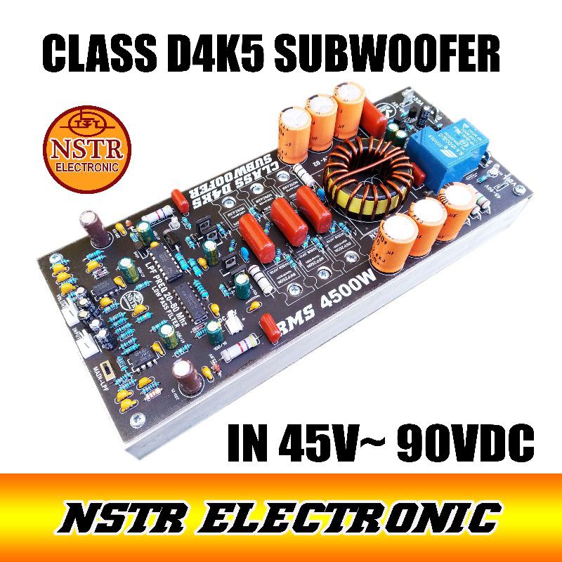 class d 4k5 - 4500watt plus subwoofer