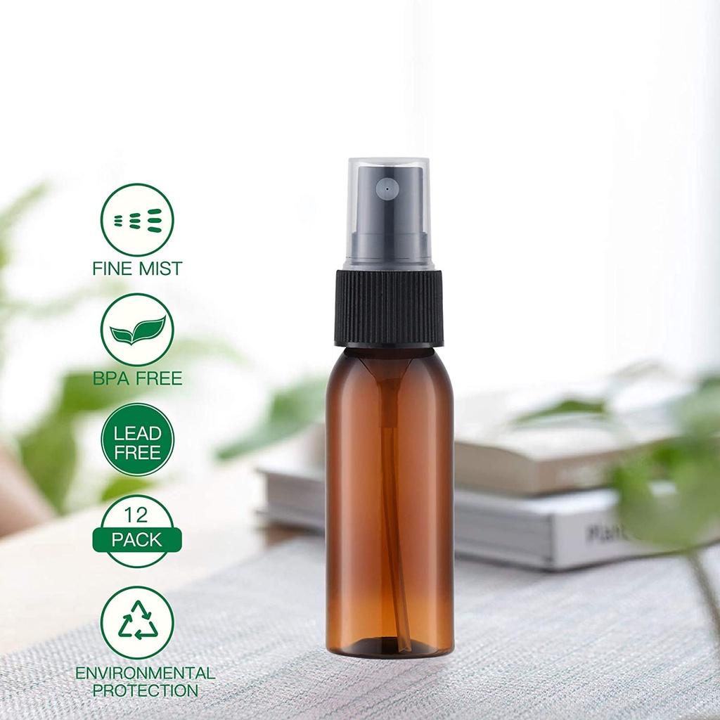 7 Size Amber Plastic Spray Bottle