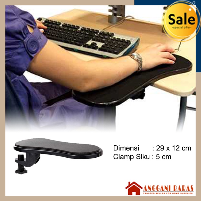 Sandaran Tangan Meja Kerja Komputer Stand Armrest Pad Universal PC Laptop Kantor Office