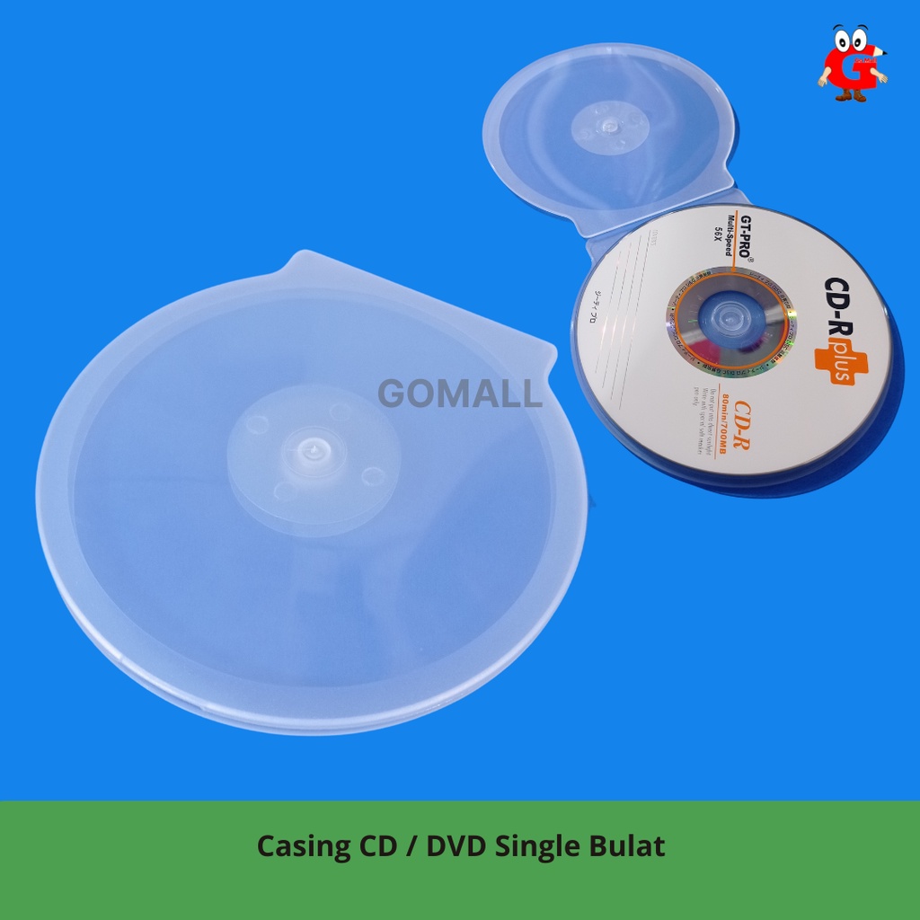 Casing CD single / Bulat VCD slim Mika / Tempat DVD / CD case DVD Case