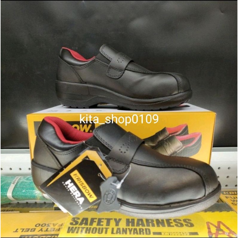 Krisbow Sepatu safety Hera 4 INCh/Sepatu safety wanita/Sepatu pengaman/sepatu besi