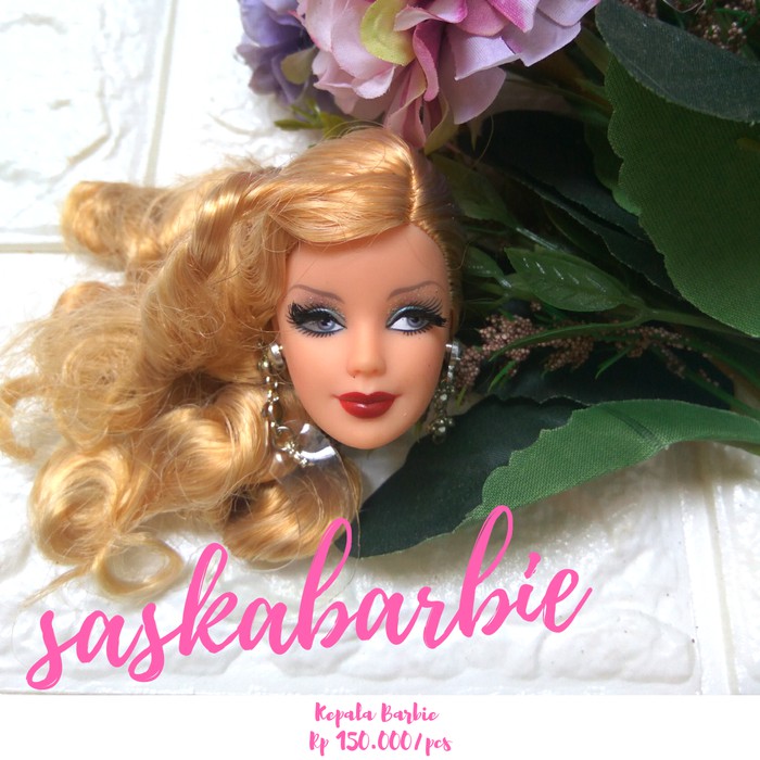 Kepala Barbie / Barbie Doll / Boneka / Original Mattel Diskon