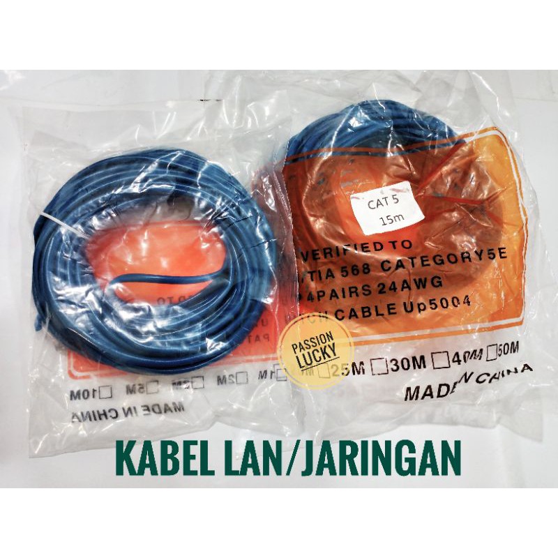 KABEL LAN /KABEL INTERNET UTP 4 PAIRS 24 AWG/ETHERNET CABLE