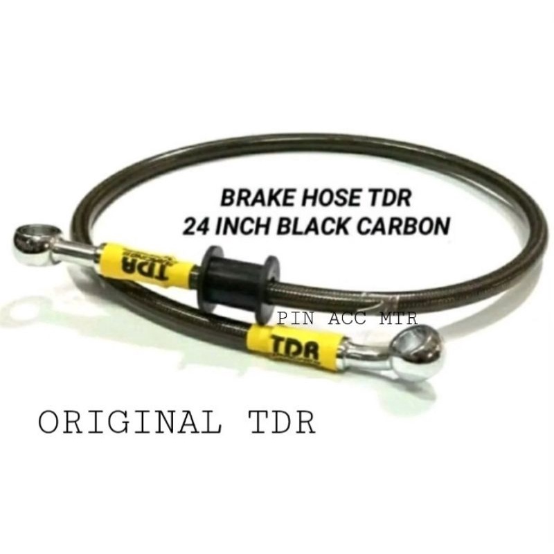 TDR SELANG BELAKANG 24 INCH/60CM ORIGINAL TDR CARBON HITAM