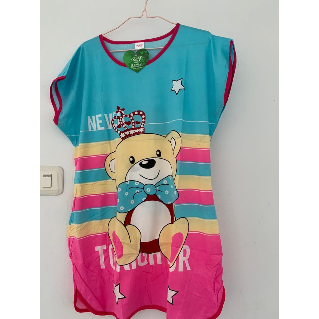 Gobra ♕ PW061 Part 2 Baju Tidur Wanita Piyama Motif Kartun Lucu Pakaian Wanita Daster Variasi Import-RANDOM (Motif Baru)