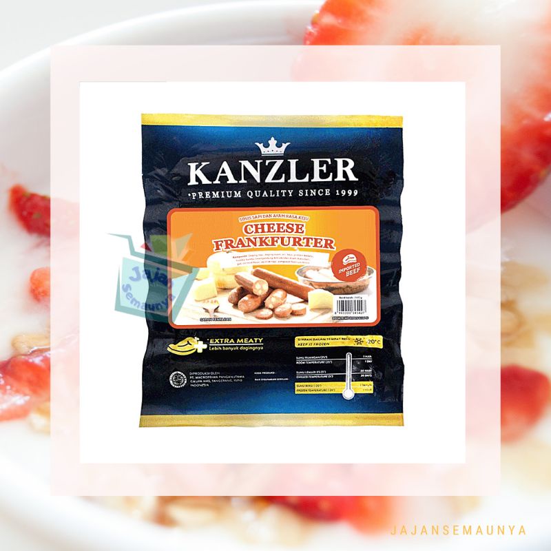 

Kanzler Cheese Frankfurter 360 gr
