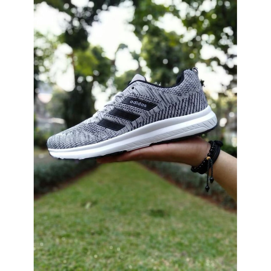 ❤ORIGINAL❤ ADIDAS ZOOM RUNNING PRIA / SEPATU ADIDAS GREY |PRIA|WANITA|SPORT|