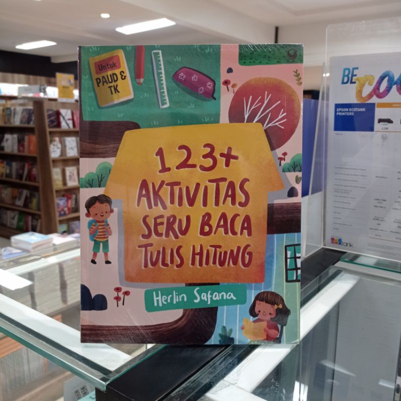 Buku 123+ Aktivitas Seru Baca Tulis Hitung Original Gramedia