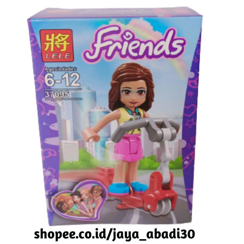 MAINAN LEGO BRICK GAME FRIENDS SCOOTER / SKUTER LALA PO (LELE) 37095