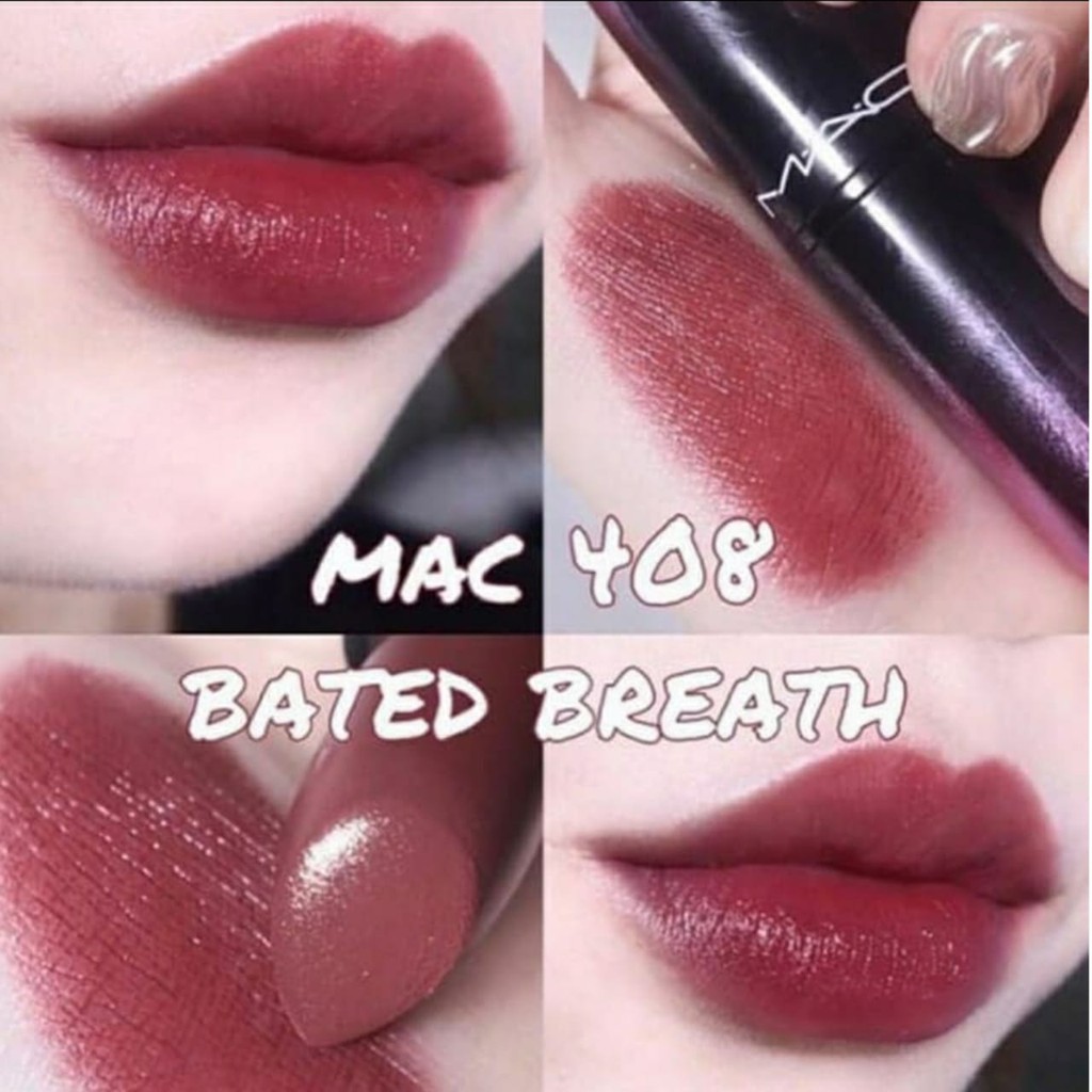 Mac Love Me Lipstick Bated Breath Shopee Indonesia