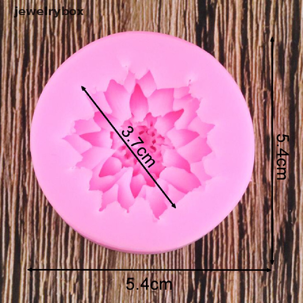 Cetakan Resin Bentuk Bunga Chrysanthemum Bahan Silikon Untuk Dekorasi Kue