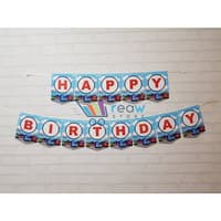 Banner / Bunting Flag Happy Birthday / Ulang Tahun Bus Tayo