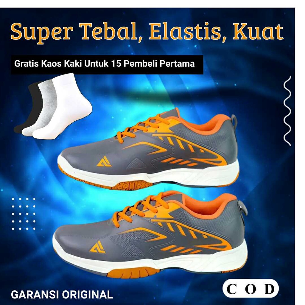Sepatu Olahraga Badminton Batminton Bulutangkis Pria Ori Original 100%