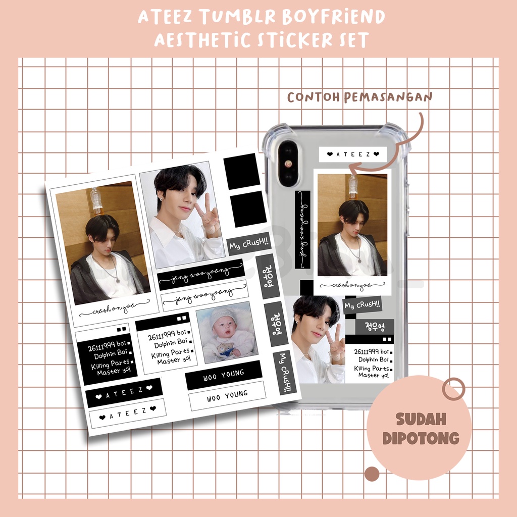 

Ateez Tumblr Bouyfriend Stiker Material I Stiker Tumblr
