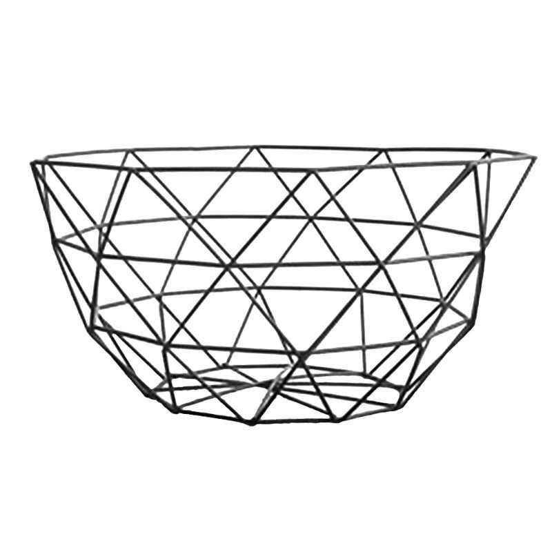 Baskom Wadah Buah Baskets Holder Nordic Storage - C0068 - Black