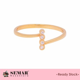  Cincin  Emas Alecta Gold Ring 10K Semar  Nusantara  Shopee 