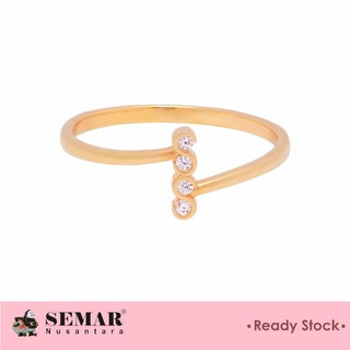 Cincin Emas Alecta Gold Ring 10K Semar  Nusantara  Shopee 