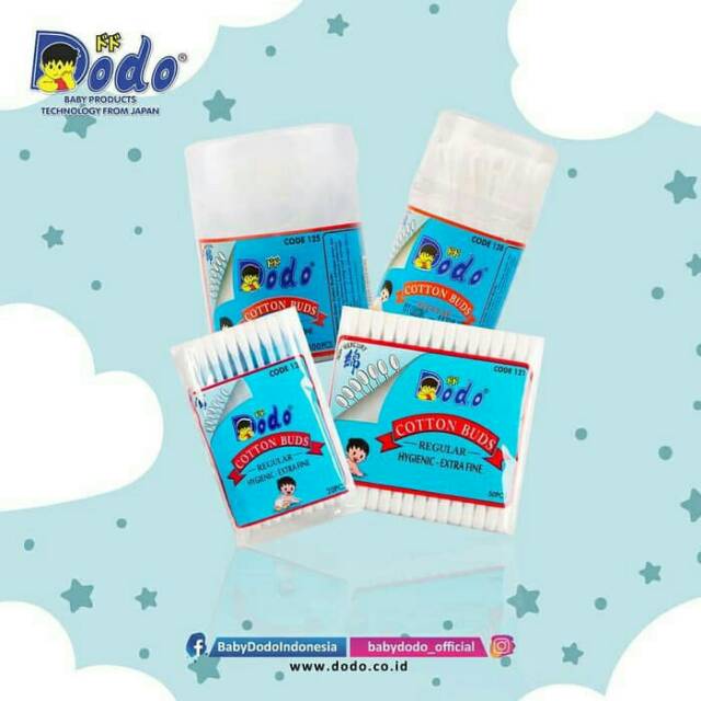 DODO COTTON BUDS REGULAR  ISI 50 PCS