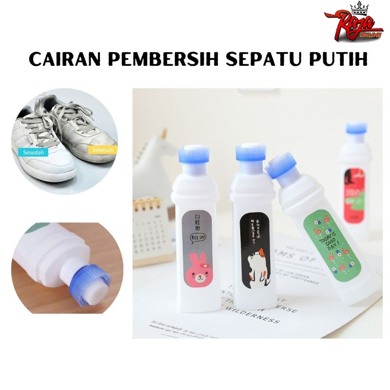 KQ02 - Cairan Pemutih Sepatu Semir Sepatu Putih 100 Ml