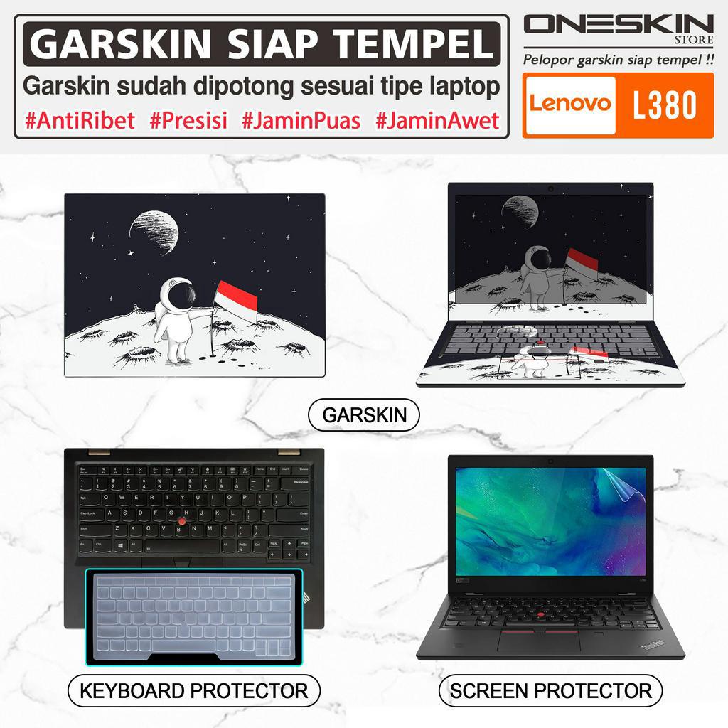 Garskin Sticker Laptop Pelindung Screen Keyboard Protector Lenovo ThinkPad L380 Gambar Full Body Silikon Bening Glossy Doff Anti Blueray Tpu Cooskin